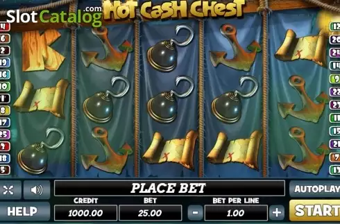 Οθόνη2. Hot Cash Chest Κουλοχέρης
