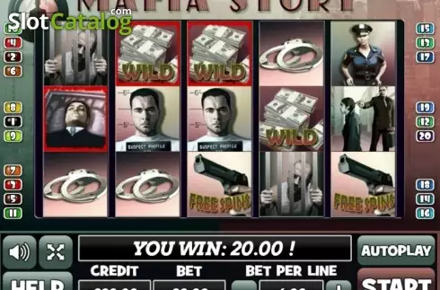 Οθόνη3. Mafia Story Κουλοχέρης