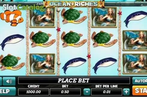 Οθόνη2. Ocean Riches (PlayPearl) Κουλοχέρης 