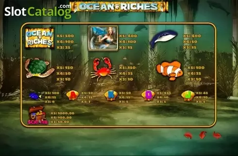Οθόνη4. Ocean Riches (PlayPearl) Κουλοχέρης 