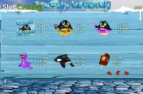 Οθόνη4. Penguin Vacation (PlayPearls) Κουλοχέρης