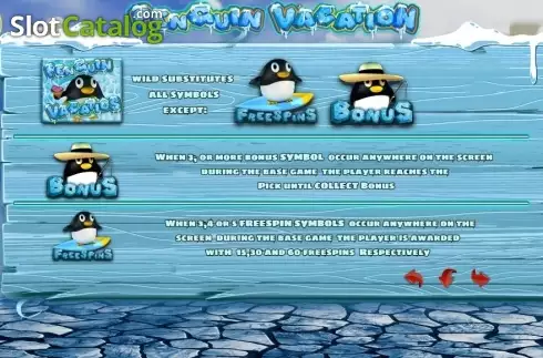 Οθόνη7. Penguin Vacation (PlayPearls) Κουλοχέρης