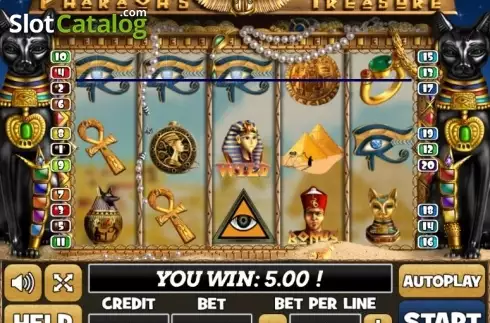 Οθόνη3. Pharaohs Treasure (PlayPearls) Κουλοχέρης