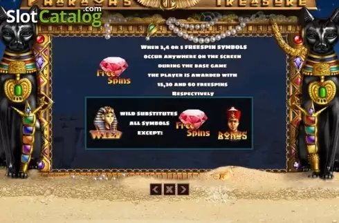 Οθόνη7. Pharaohs Treasure (PlayPearls) Κουλοχέρης
