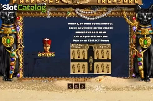 Οθόνη8. Pharaohs Treasure (PlayPearls) Κουλοχέρης