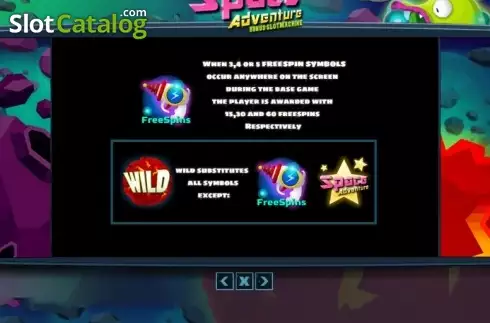 Οθόνη6. Space Adventure (PlayPearls) Κουλοχέρης