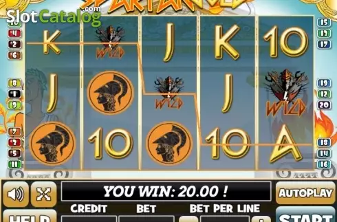Οθόνη3. Spartan Gold Κουλοχέρης