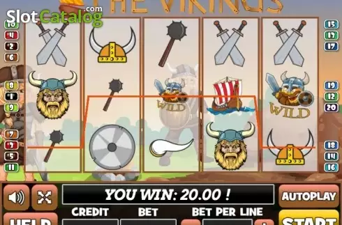 Οθόνη3. The Vikings (PlayPearls) Κουλοχέρης