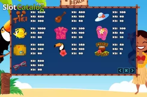 Οθόνη4. Tiki Beach (PlayPearls) Κουλοχέρης