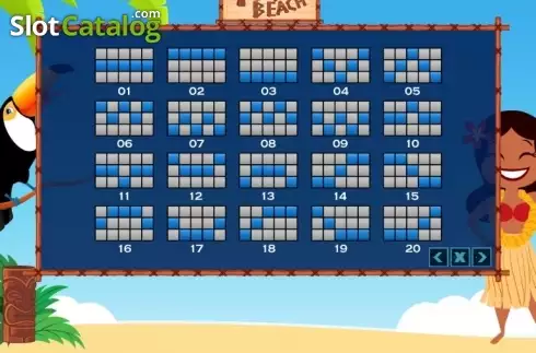 Οθόνη5. Tiki Beach (PlayPearls) Κουλοχέρης