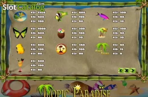 Οθόνη4. Tropic Paradise Κουλοχέρης