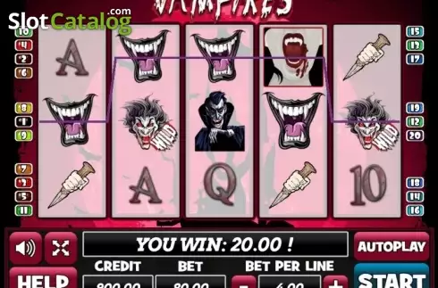 Οθόνη3. Vampires (PlayPearls) Κουλοχέρης