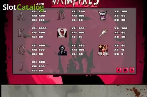 Οθόνη4. Vampires (PlayPearls) Κουλοχέρης
