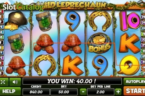 Οθόνη3. Wild Leprechaun (PlayPearls) Κουλοχέρης
