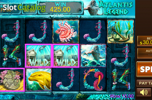 Οθόνη3. Atlantis Legend Κουλοχέρης