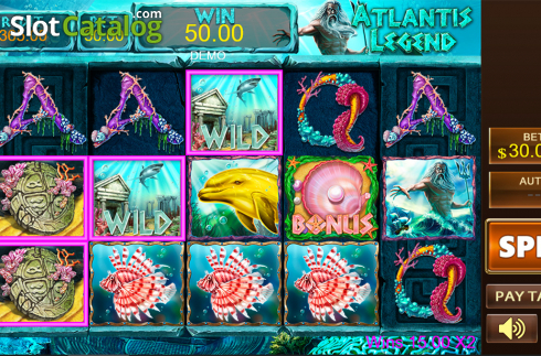 Οθόνη4. Atlantis Legend Κουλοχέρης