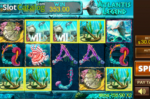 Οθόνη5. Atlantis Legend Κουλοχέρης