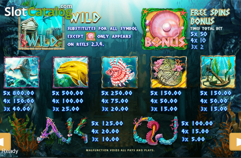 Οθόνη6. Atlantis Legend Κουλοχέρης