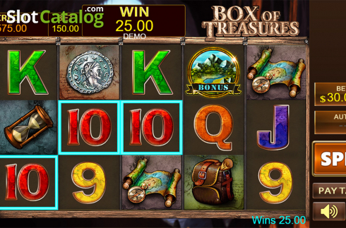 Οθόνη5. Box of Treasures Κουλοχέρης
