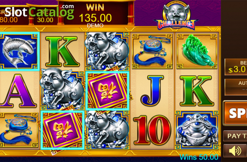 Οθόνη4. Challenge Golden Pig Κουλοχέρης