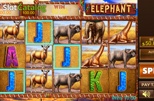 Οθόνη3. Elephant (Playstar) Κουλοχέρης