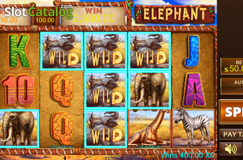 Οθόνη5. Elephant (Playstar) Κουλοχέρης