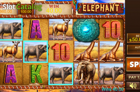 Οθόνη6. Elephant (Playstar) Κουλοχέρης