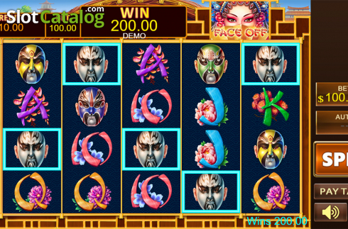 Οθόνη5. Face Off (PlayStar) Κουλοχέρης