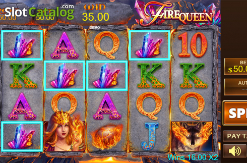 Οθόνη3. Fire Queen (PlayStar) Κουλοχέρης