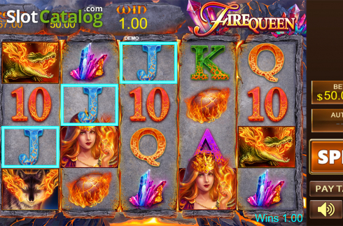 Οθόνη5. Fire Queen (PlayStar) Κουλοχέρης