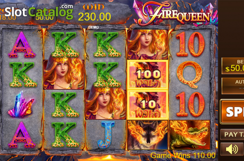 Οθόνη6. Fire Queen (PlayStar) Κουλοχέρης