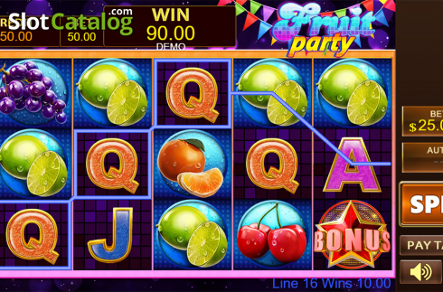Οθόνη4. Fruit Party (PlayStar) Κουλοχέρης 