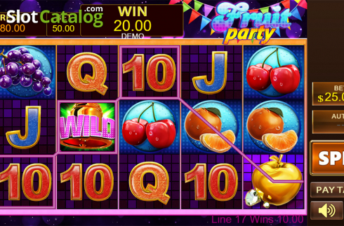 Οθόνη6. Fruit Party (PlayStar) Κουλοχέρης 
