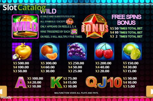 Οθόνη7. Fruit Party (PlayStar) Κουλοχέρης 