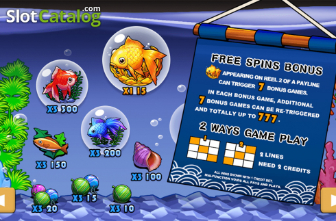 Οθόνη7. Gold Fishing Κουλοχέρης