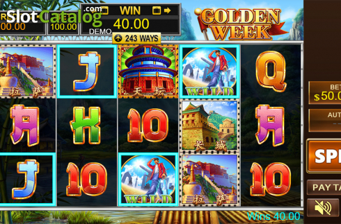 Οθόνη3. Golden Week (PlayStar) Κουλοχέρης