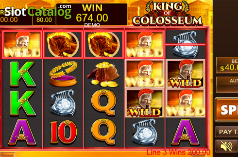 Οθόνη6. King Of Colosseum Κουλοχέρης 