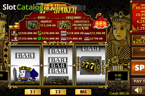 Οθόνη2. Lucky Poker (PlayStar) Κουλοχέρης 