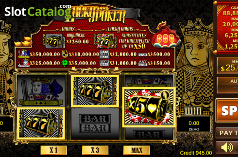 Οθόνη4. Lucky Poker (PlayStar) Κουλοχέρης 