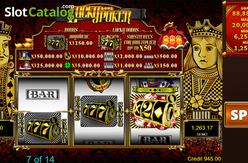 Οθόνη5. Lucky Poker (PlayStar) Κουλοχέρης 