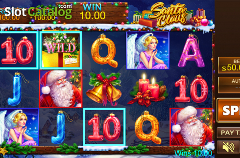 Οθόνη5. Santa Claus (PlayStar) Κουλοχέρης 