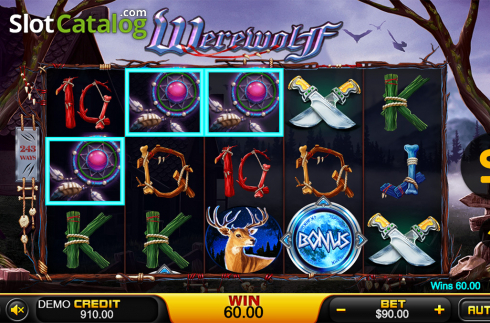 Οθόνη3. Werewolf (PlayStar) Κουλοχέρης