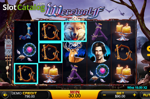 Οθόνη4. Werewolf (PlayStar) Κουλοχέρης