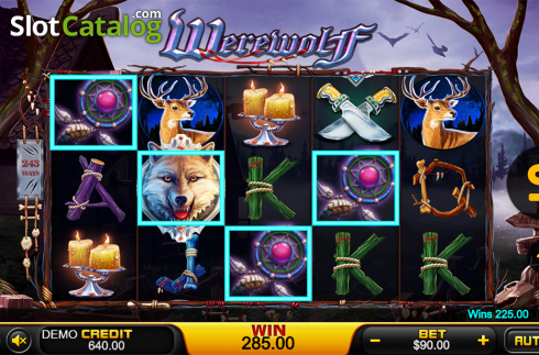 Οθόνη5. Werewolf (PlayStar) Κουλοχέρης