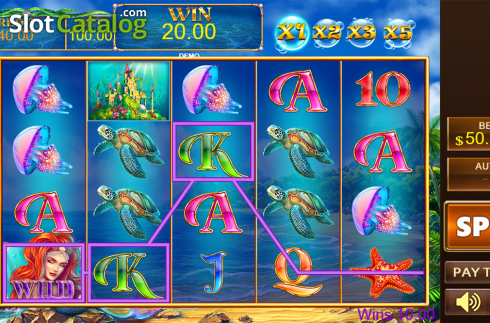 Οθόνη7. Princess Mermaid Κουλοχέρης