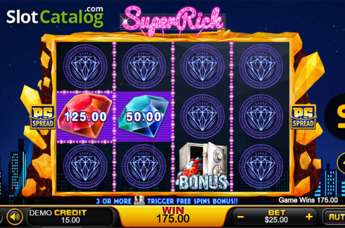 Οθόνη5. Super Rich (PlayStar) Κουλοχέρης