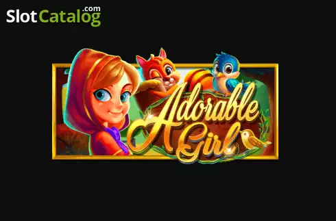 Adorable Girl Λογότυπο Adorable Girl Λογότυπο