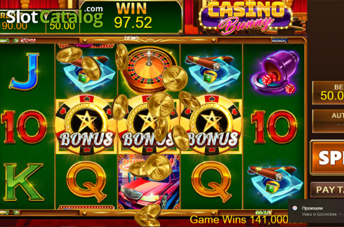 Οθόνη9. Casino Bunny Κουλοχέρης 