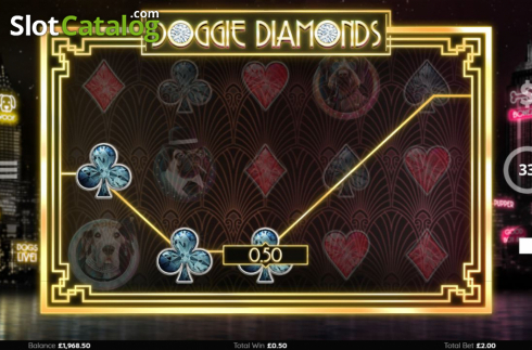 Οθόνη6. Doggie Diamonds Κουλοχέρης