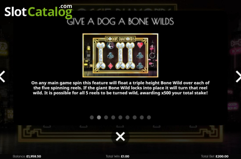 Οθόνη8. Doggie Diamonds Κουλοχέρης